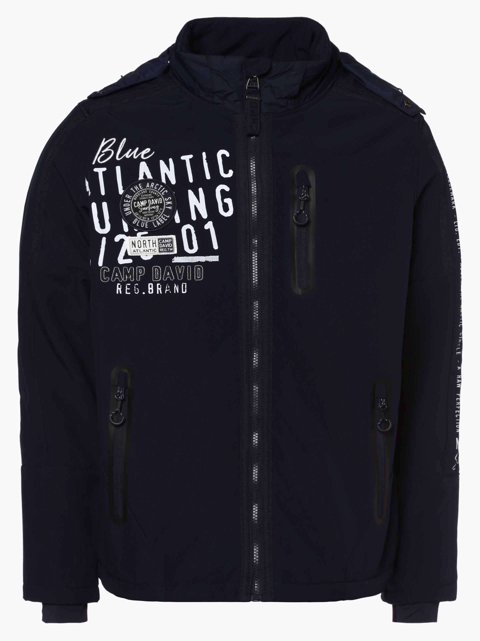 camp david herren jacke mit kapuze