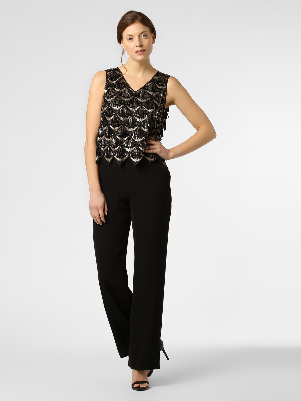 jumpsuit schwarz comma