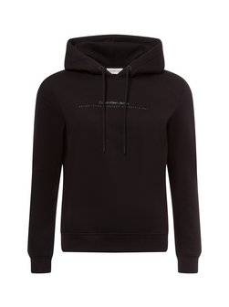 Artikelbild damen Kapuzenpullover von Calvin Klein Jeans in schwarz uni