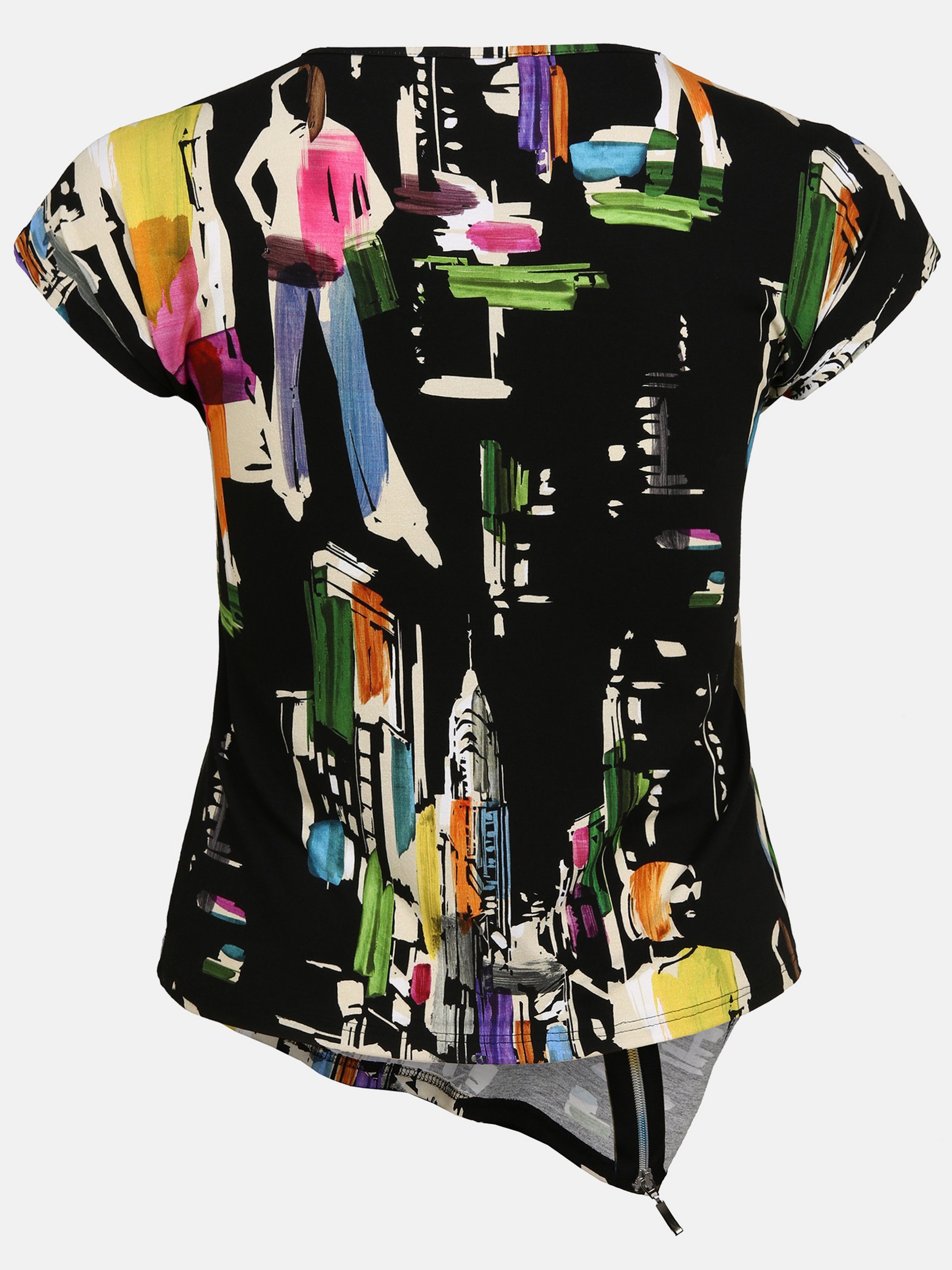 Doris Streich Damen Shirt - mit Allover-Muster online ...