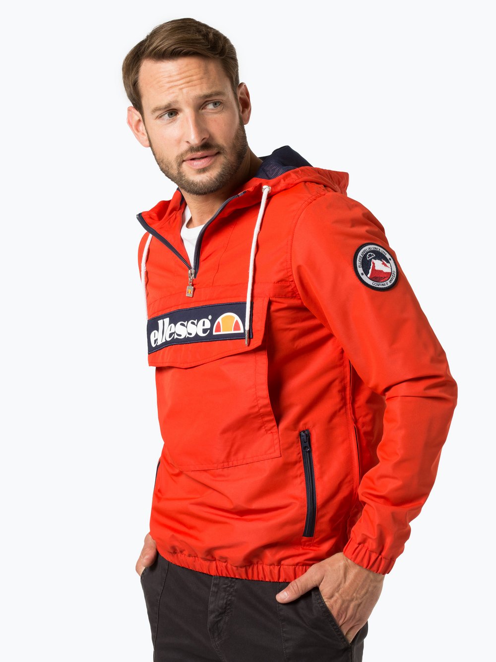 ellesse windbreaker rot