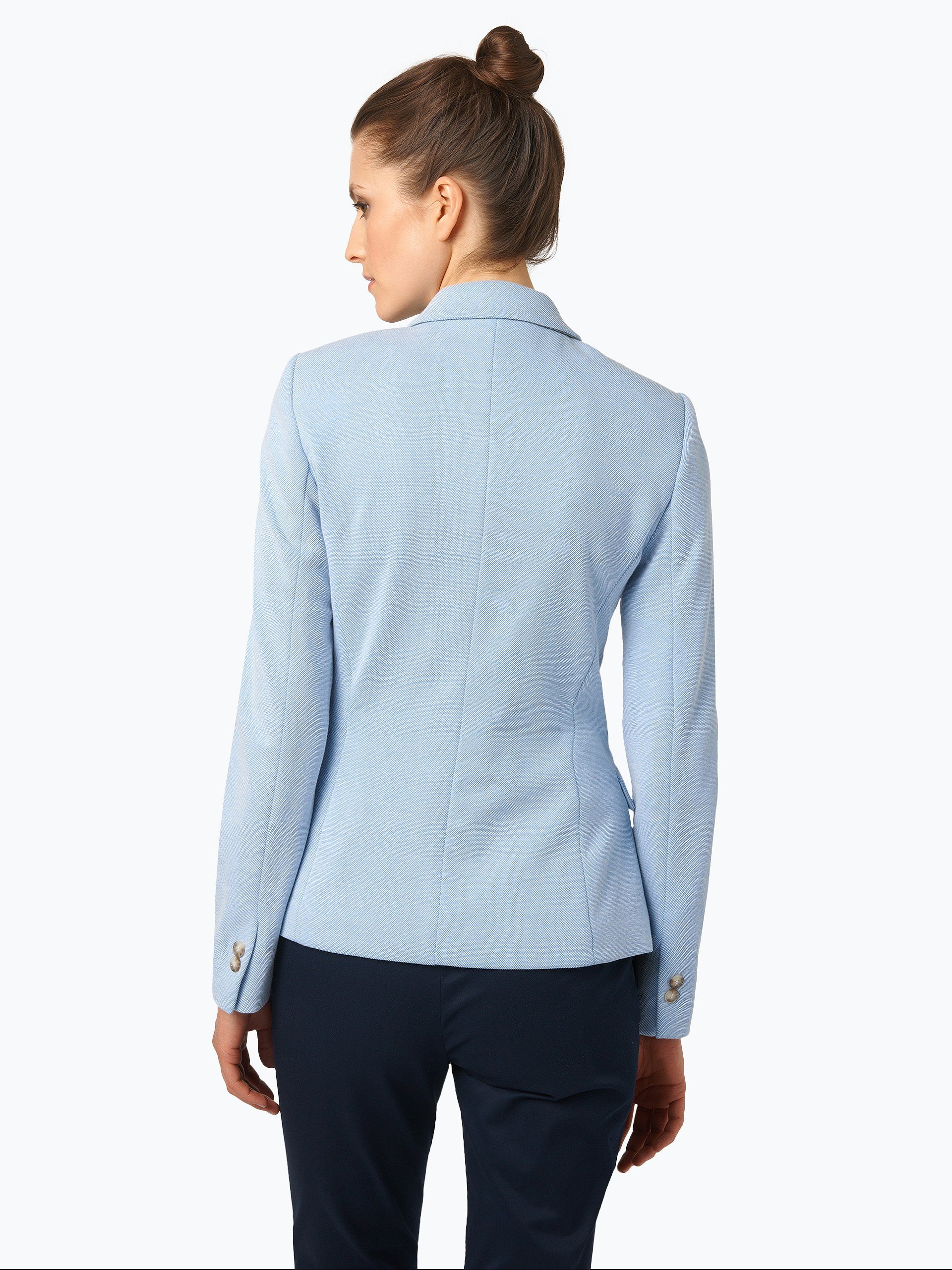 Esprit Collection Damen Jersey-Blazer hellblau blau uni