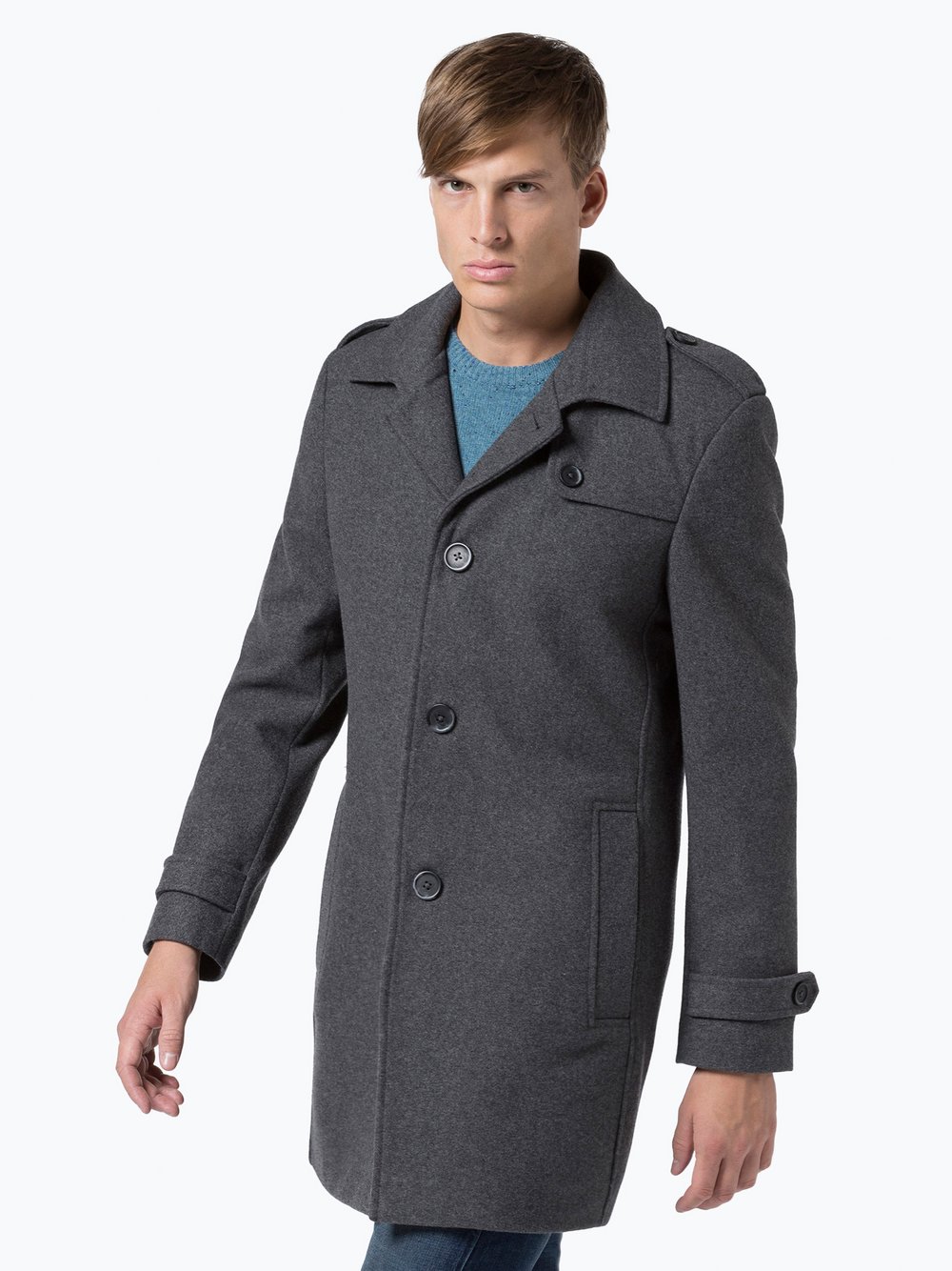 Finshley & Harding Płaszcz męski – Black Label kup online Finshley & Harding Płaszcz męski kup online | VANGRAAF.COM