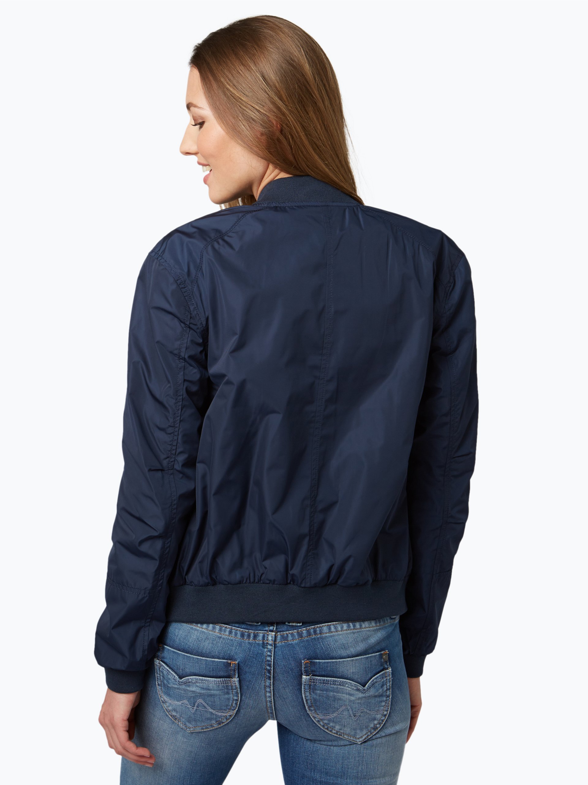 Hilfiger Denim Damen Jacke marine uni online kaufen  VANGRAAF.COM