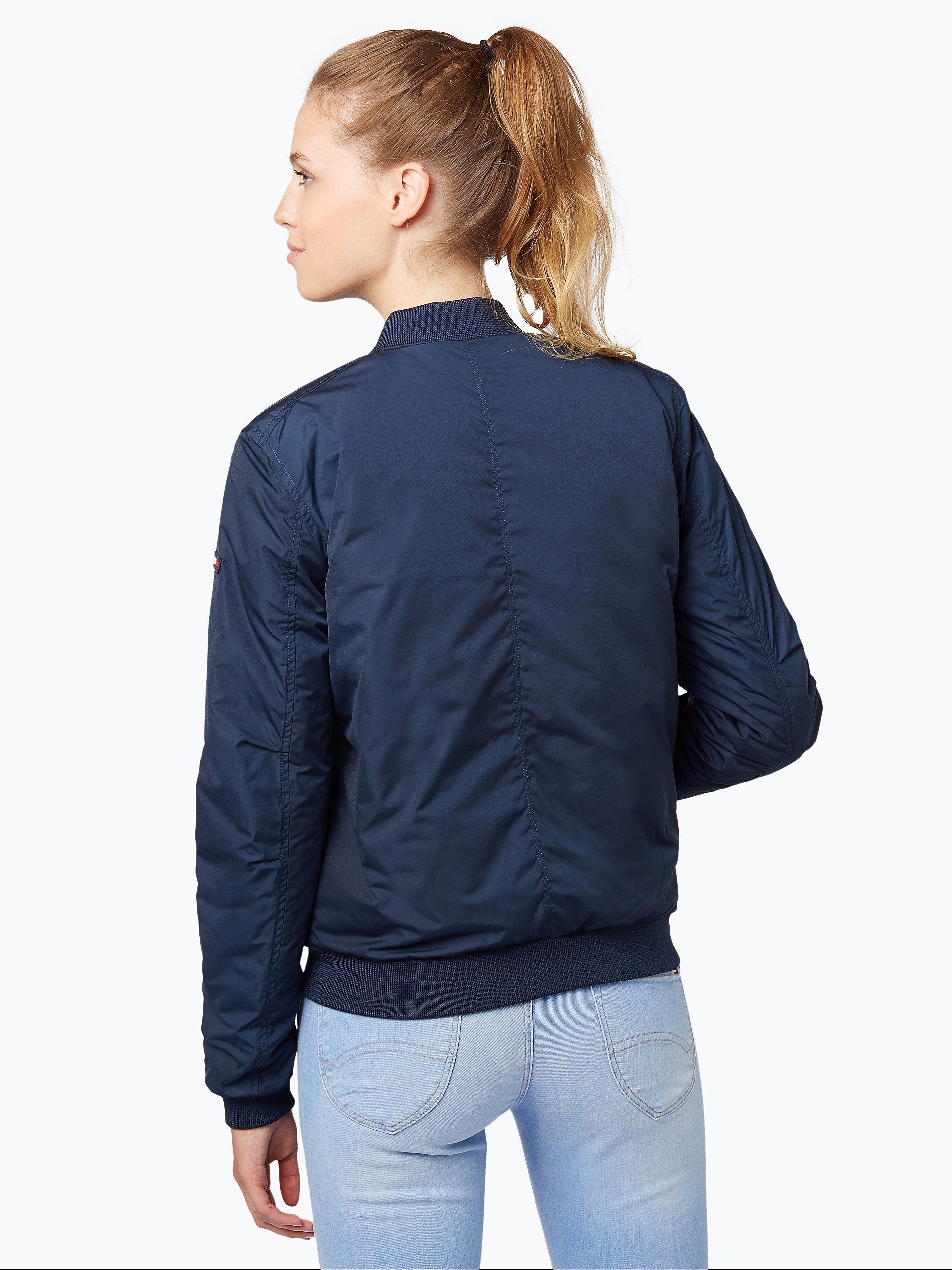 Hilfiger Denim Damen Jacke marine uni online kaufen  VANGRAAF.COM