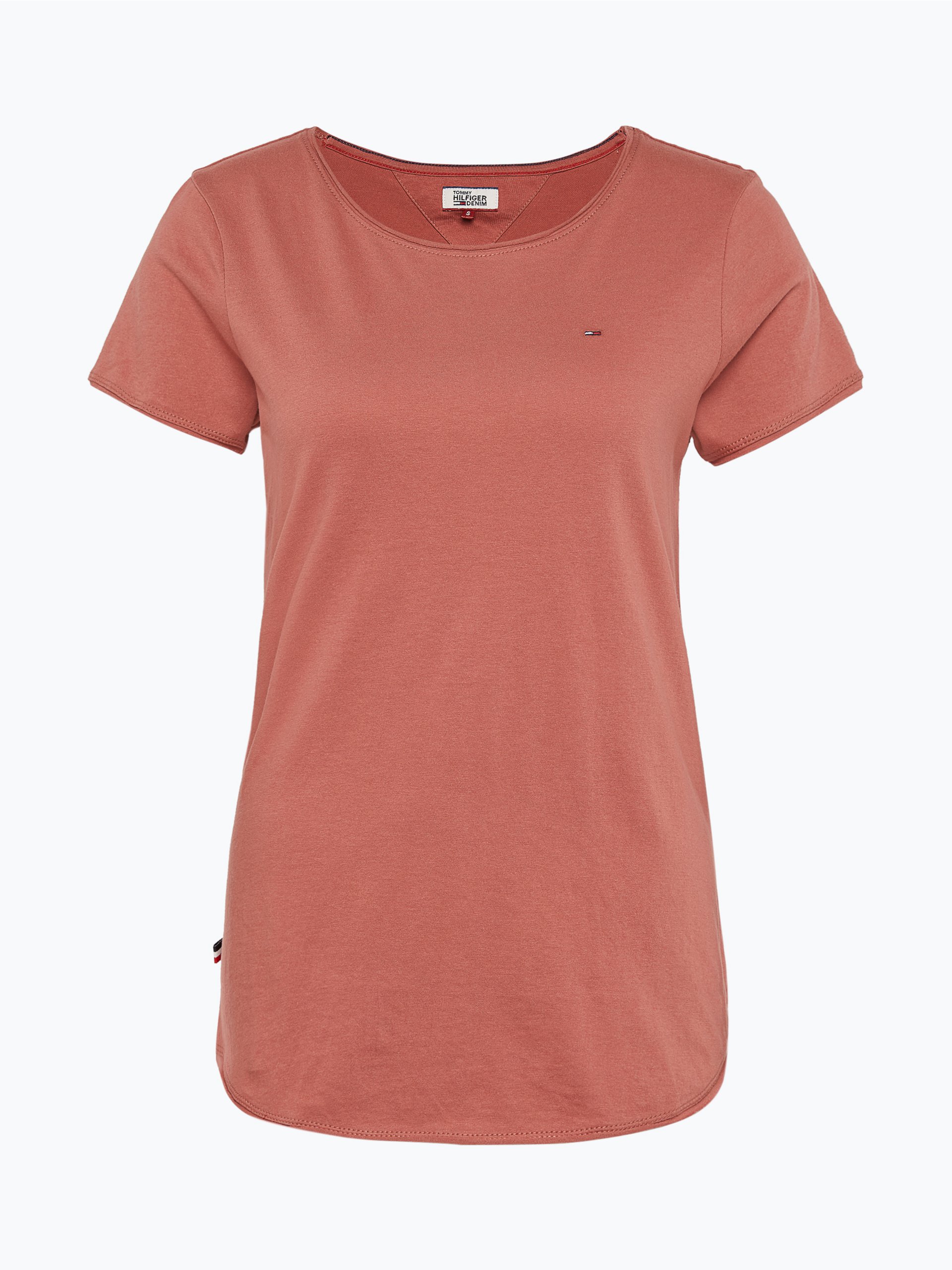 Hilfiger Denim Damen T-Shirt rosa uni online kaufen | PEEK ...