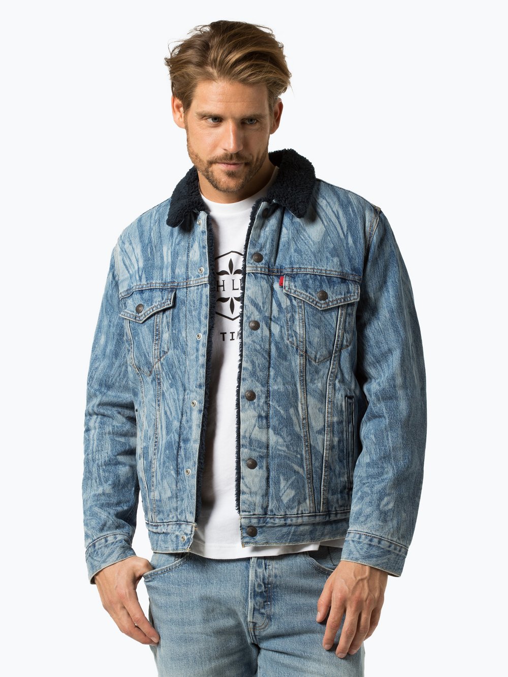 Levi's Męska kurtka jeansowa – Justin Timberlake kup online justin timberlake skórzana kurtka