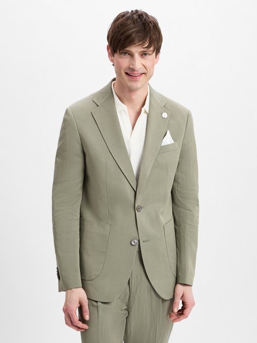 męska kurtka modułowa z zawartością lnu - Brick