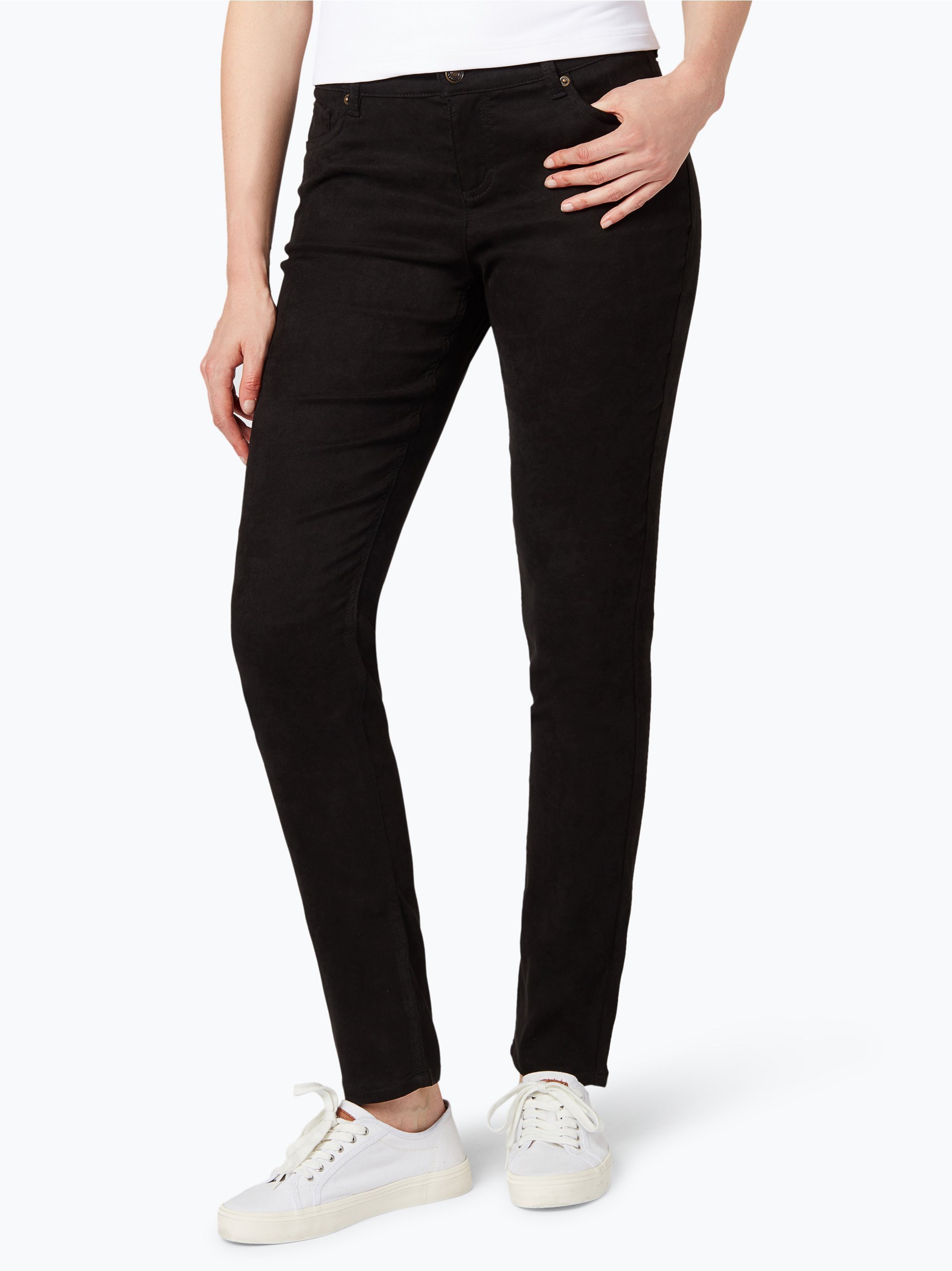 Marie Lund Damen Hose in VelourslederOptik online kaufen  VANGRAAF.COM