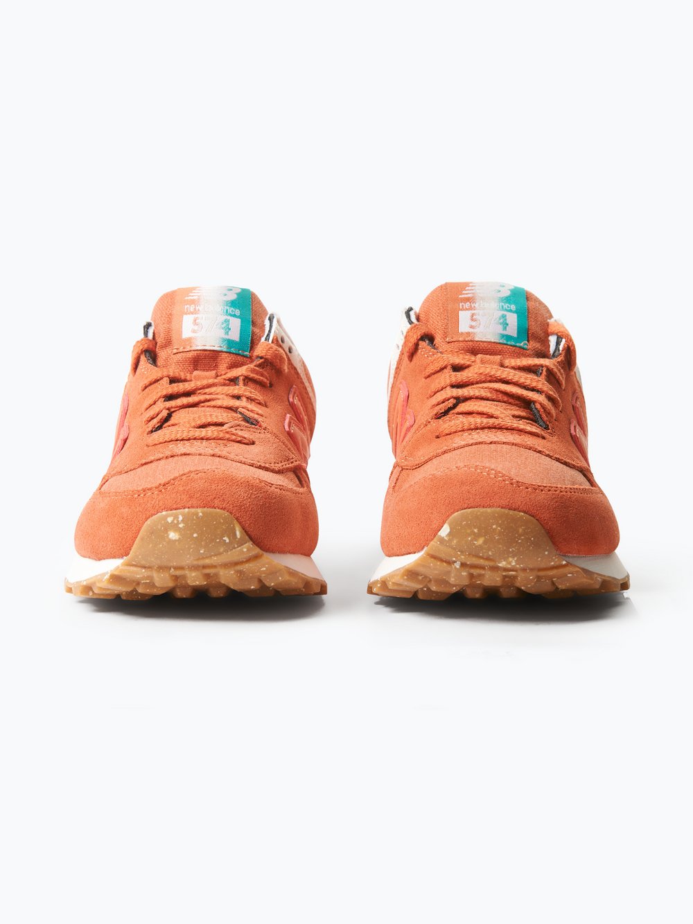 new balance leder damen orange