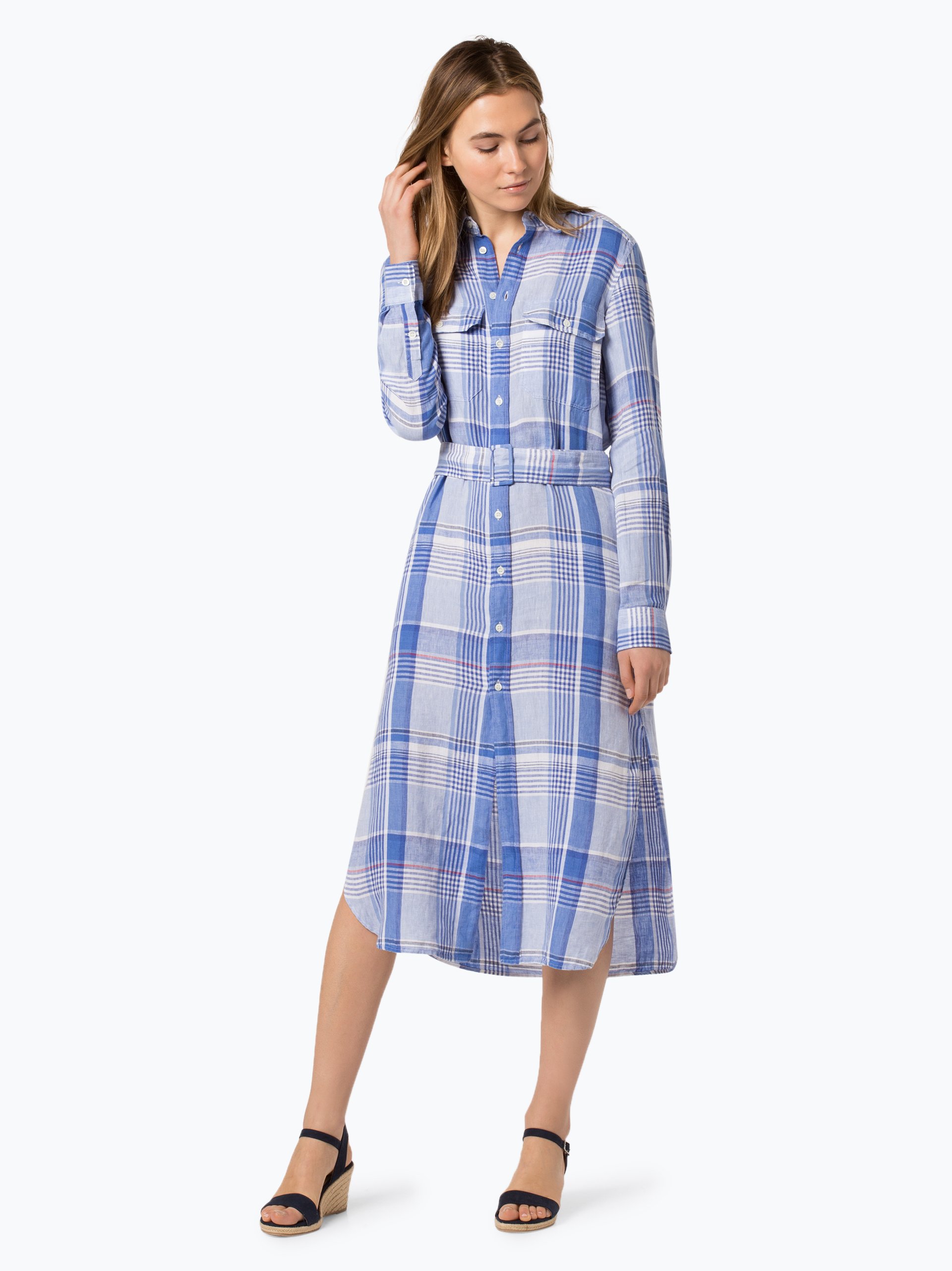 Polo Ralph Lauren Damen Kleid aus Leinen-Mix online kaufen | VANGRAAF.COM