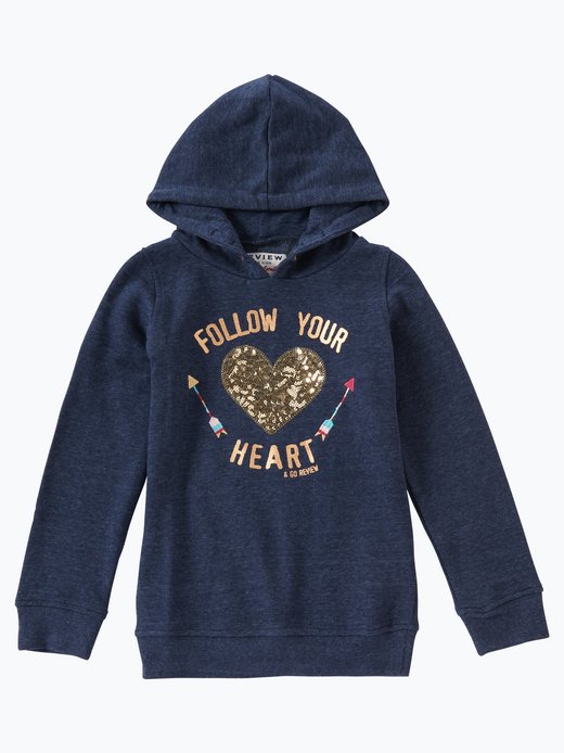 Review Mädchen Sweatshirt online kaufen | PEEK UND REVIEW Sweatjacke mit Ethno Stickereien an der Kapuze Damen