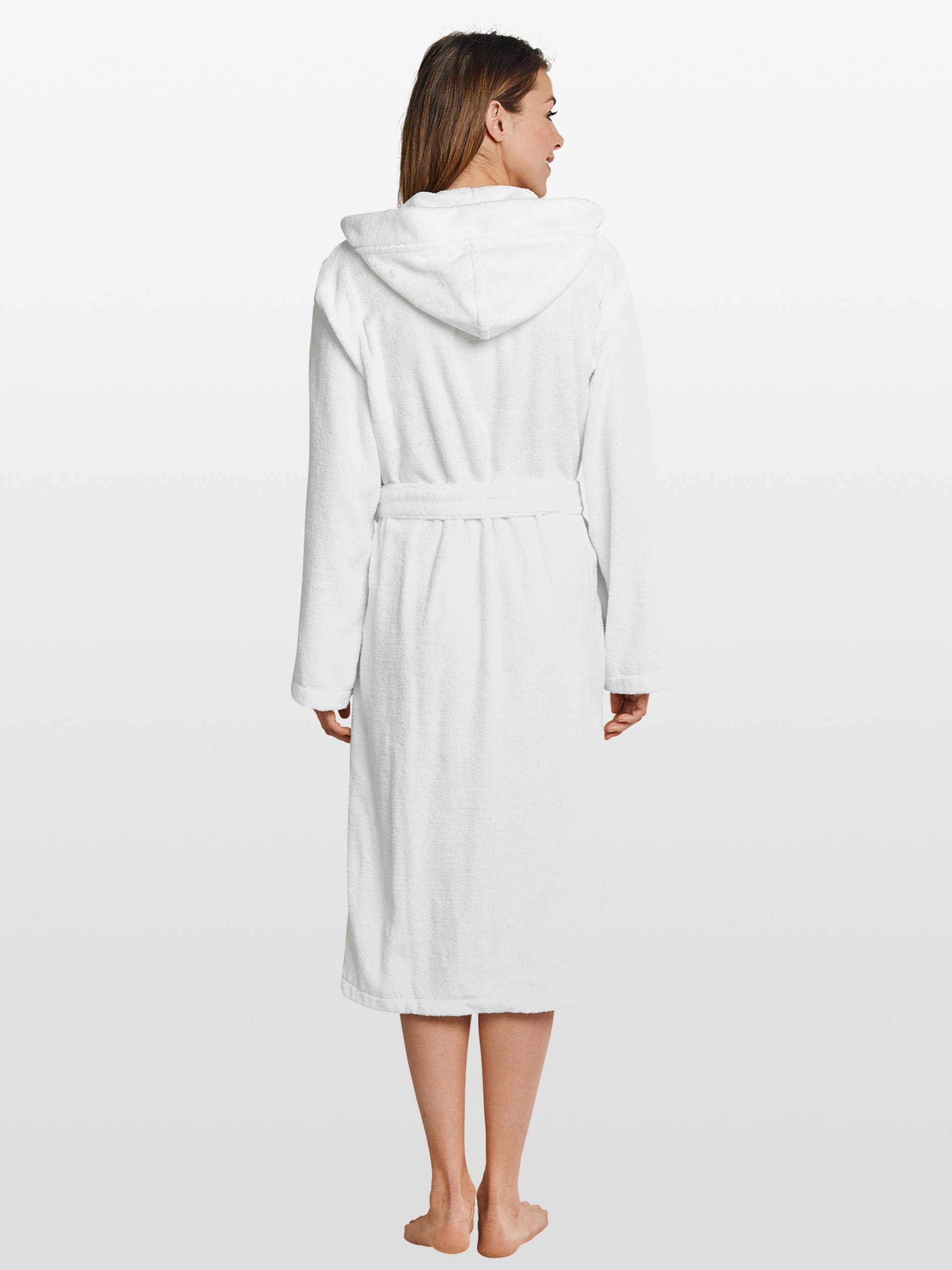 bademantel damen lang schiesser