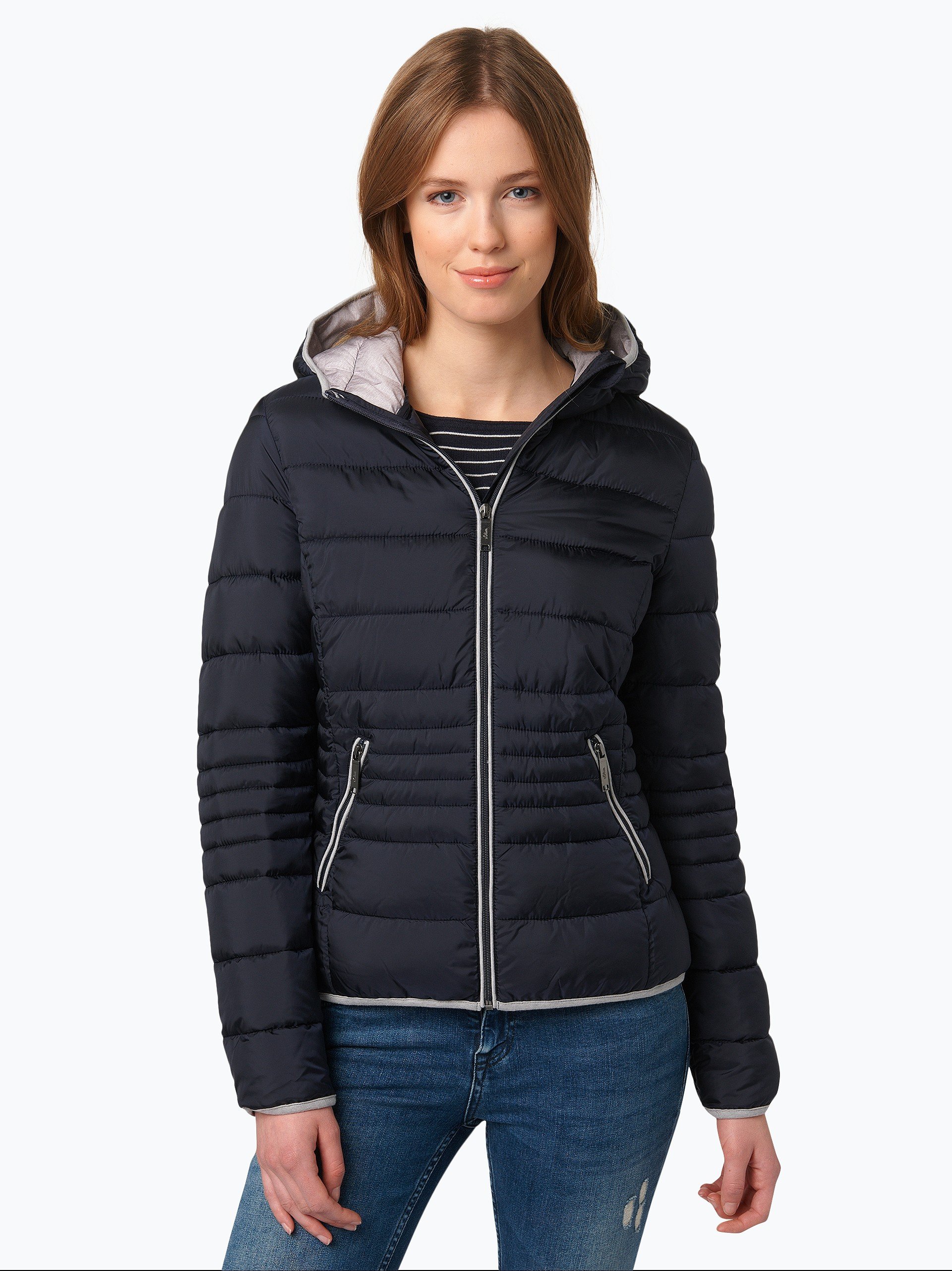 s.Oliver Casual Damen Steppjacke marine uni online kaufen