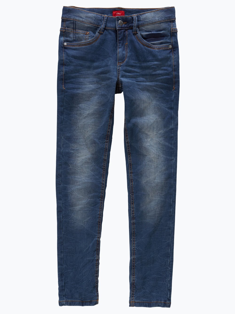 s.Oliver Jungen Regular Fit Jeans-Bermuda Blue 134.Big