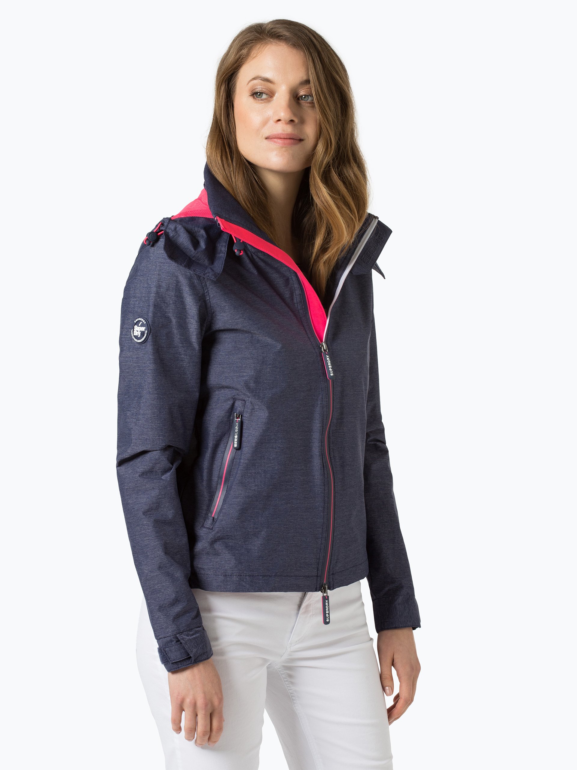 Superdry Damen Jacke denim pink meliert online kaufen  PEEKUNDCLOPPENBURG.DE