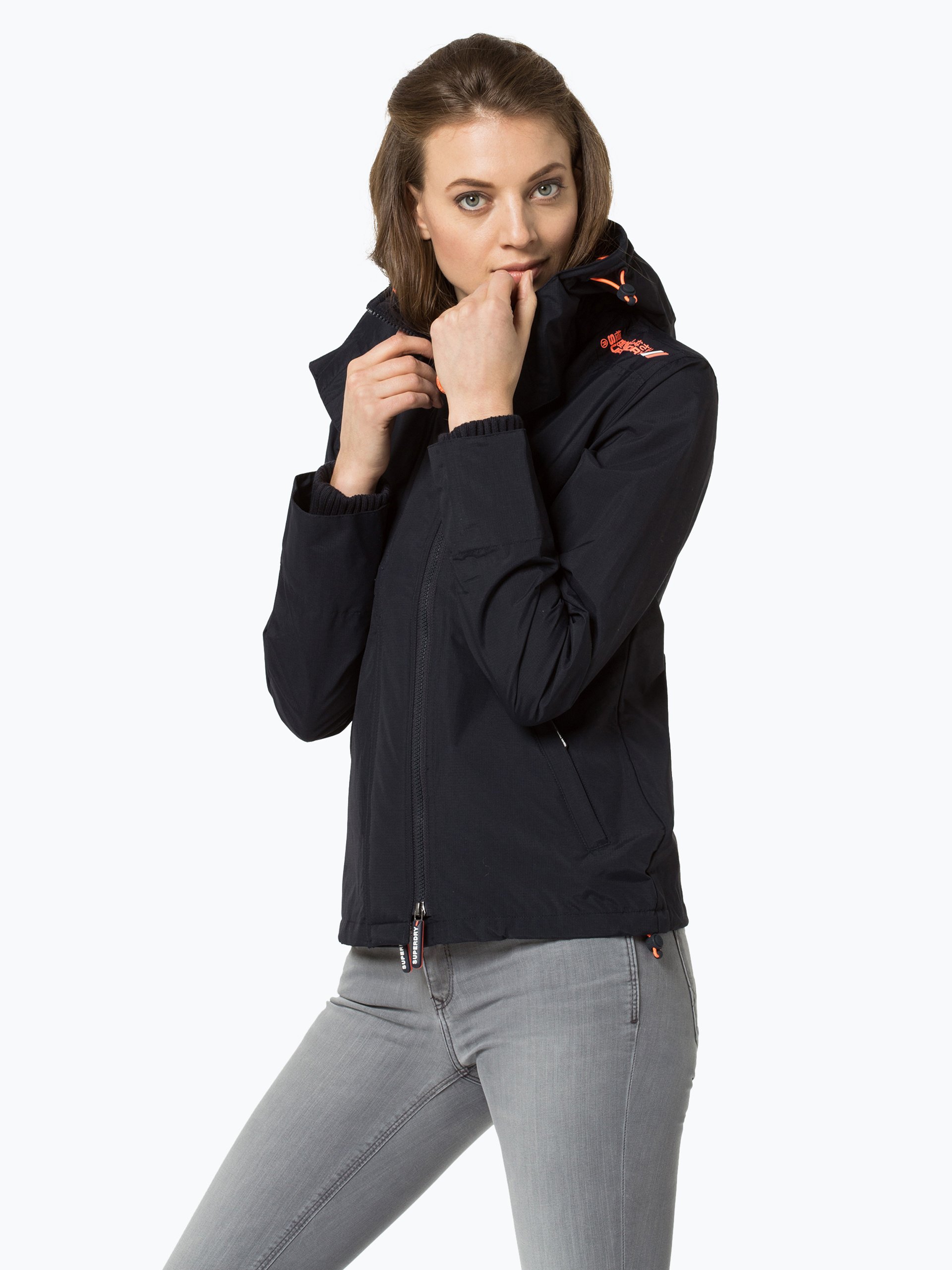 Superdry Damen Jacke schwarz uni online kaufen  PEEKUNDCLOPPENBURG.DE