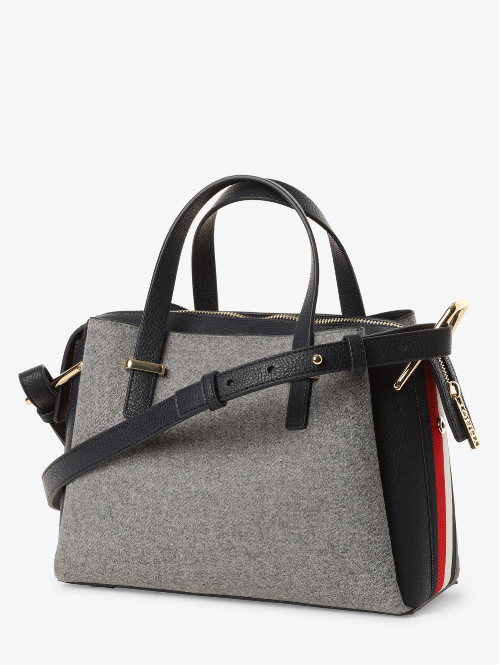 Tommy Hilfiger Damen Handtasche Core Med Satchel Melton Tommy Hilfiger Damen Handtasche Core Med Satchel Melton