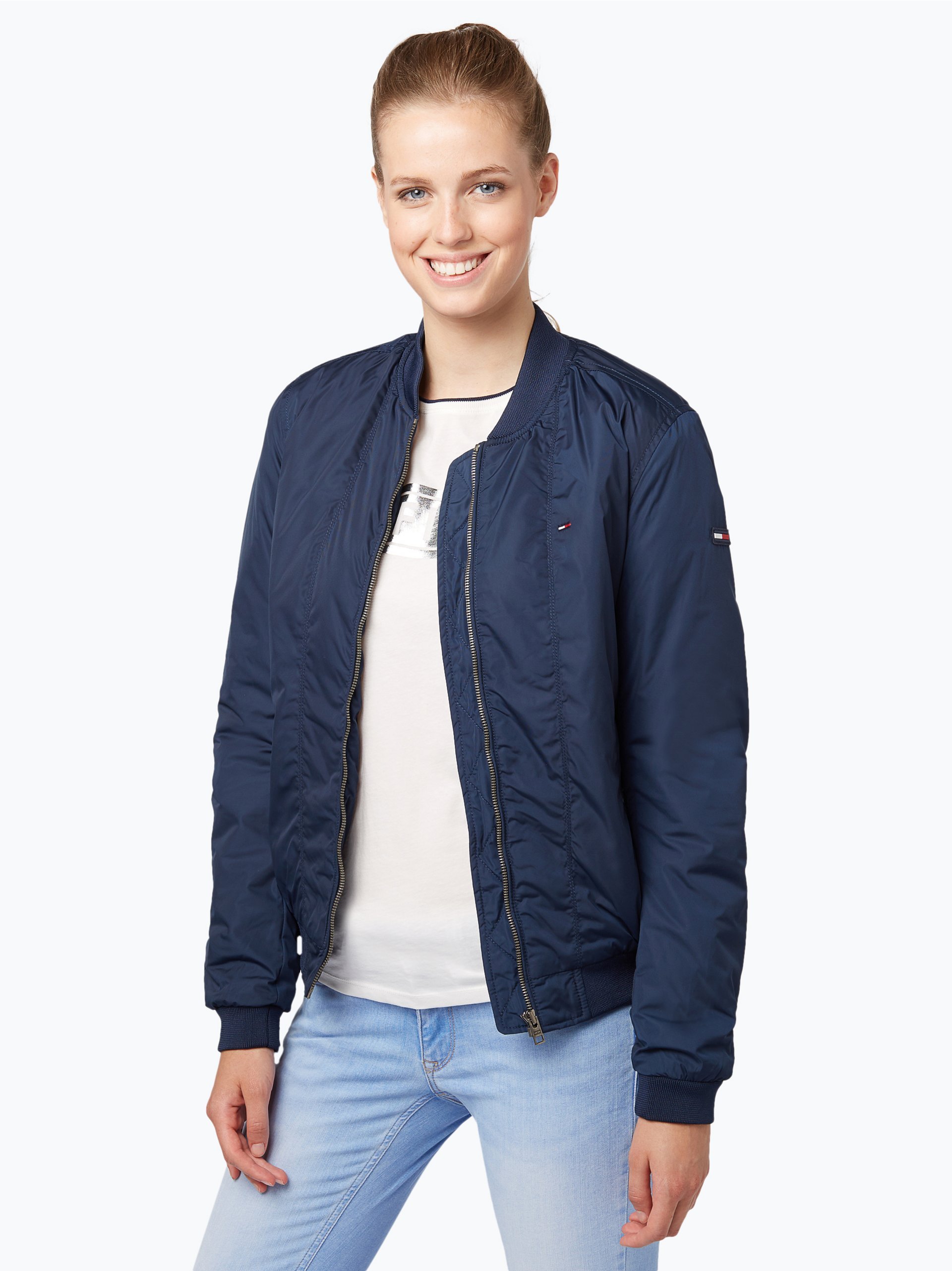 Tommy Jeans Damen Jacke marine uni online kaufen  PEEKUNDCLOPPENBURG.DE