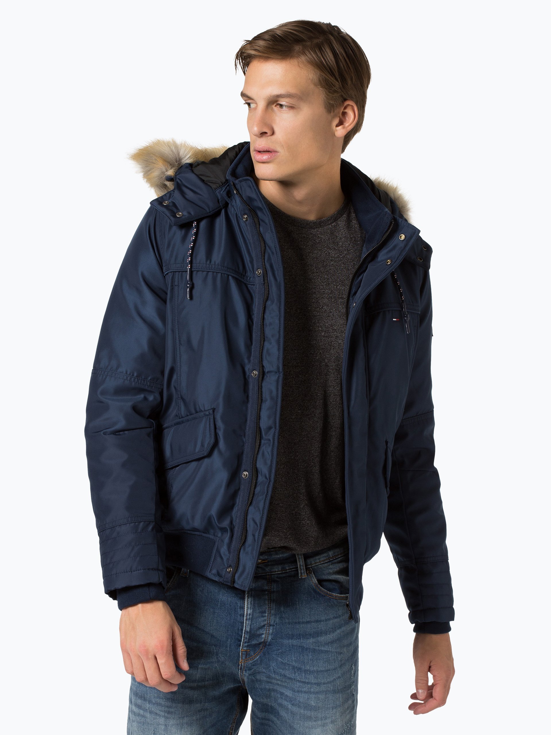 Tommy Jeans Herren Jacke marine uni online kaufen  PEEKUNDCLOPPENBURG.DE