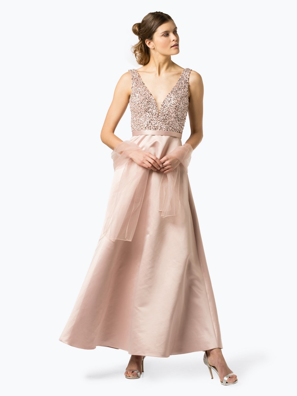 Unique Damen Abendkleid mit Stola online kaufen PEEK-UND Unique Damen Abendkleid mit Stola online kaufen PEEK-UND